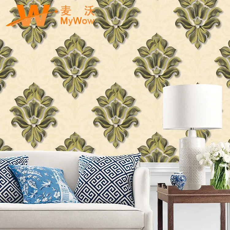 Classic Italy Wallpaper Design PVC Wallpaper for Home Decor