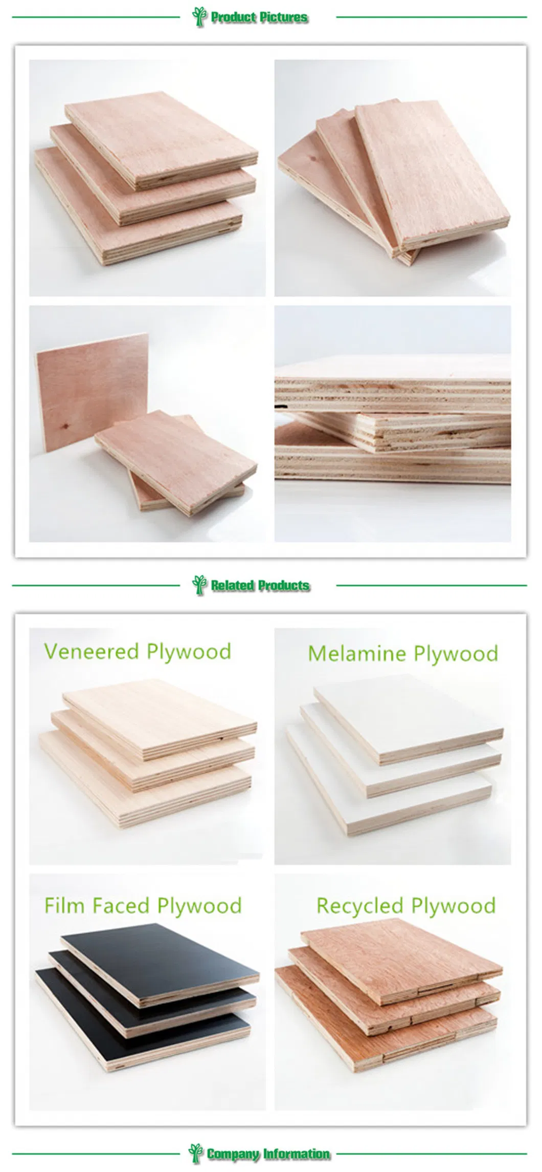 Commercial Plywood for Teak Wood Timber Raw Materials