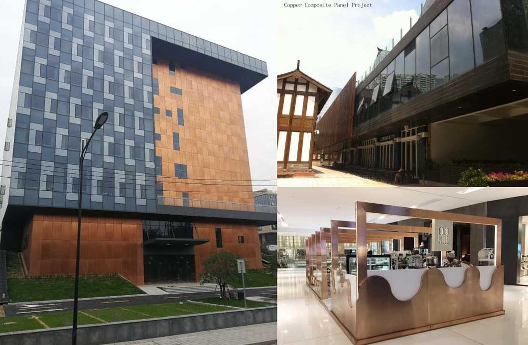 Copper Green Patina Copper Composite Panel Ccp