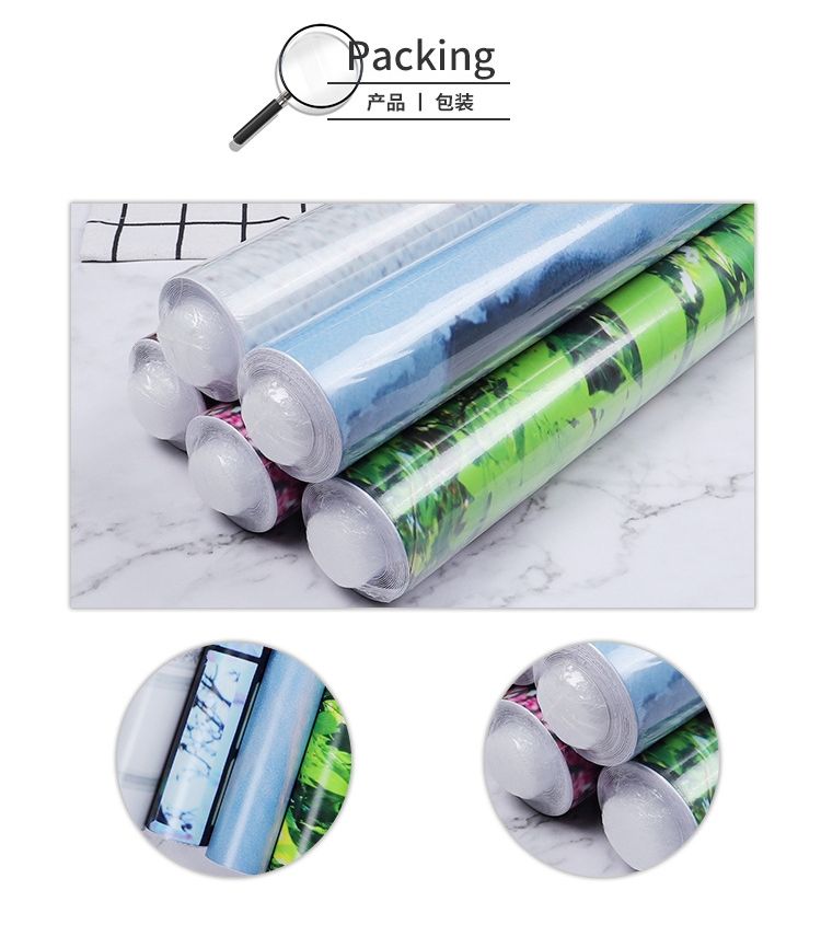 Creative Environmental Protection Simulation Sea View Corridor Door Stickers Renovation Self-Adhesive Bedroom Wall Stickers