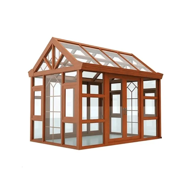 Customized Design Thermal Break Aluminum Frame Glass House Sunroom