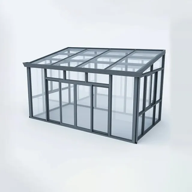 Customized Design Thermal Break Aluminum Frame Glass House Sunroom
