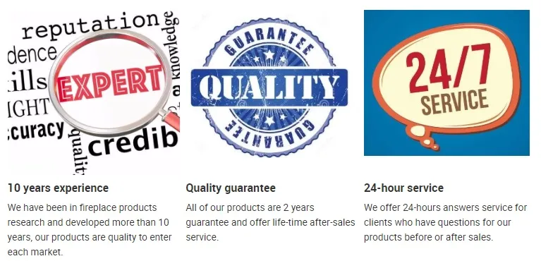 Decorative Electric Fireplace No Heat Free Standing with Remote Control Function