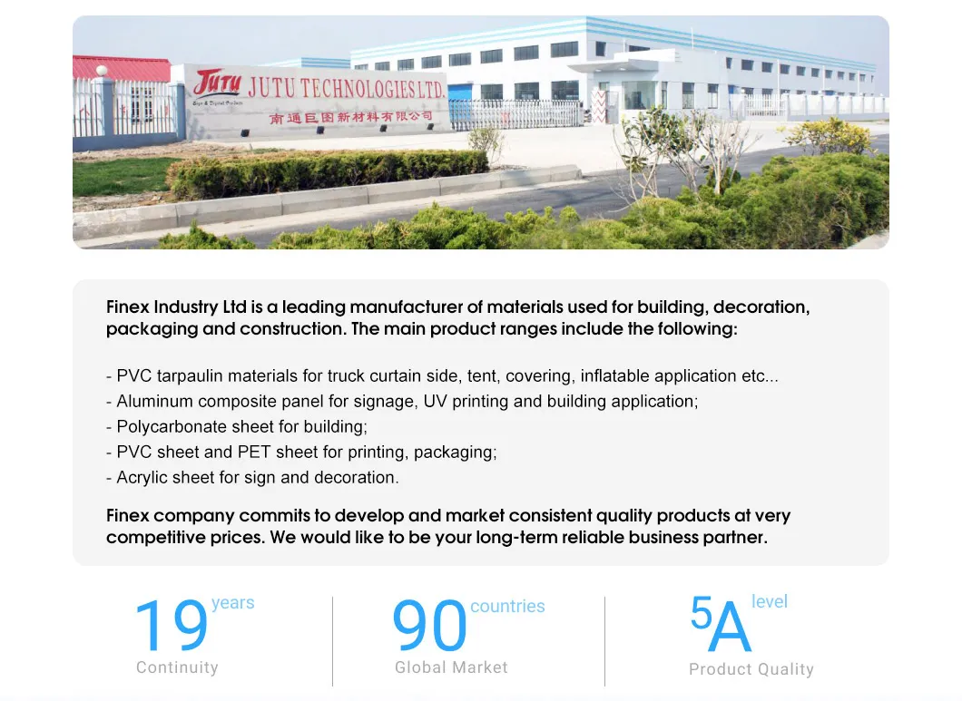 Durability 4mm Aluminium Aluminum Composite Panel for Light Box