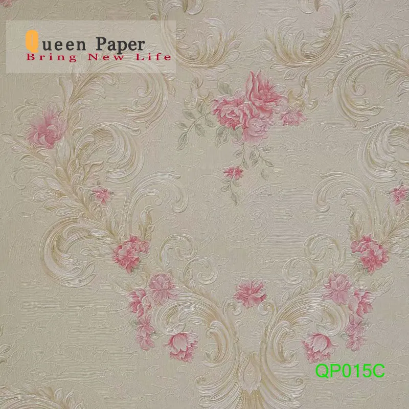Elegant Italian Waterproof PVC Wallpaper for Bathrooms/Bedroom/Kids Room/Hall