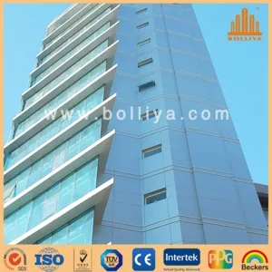 Emboss Embossed Wooden Wood Granite Stone Grain Marble Look Aluminium Composite Facade Cladding