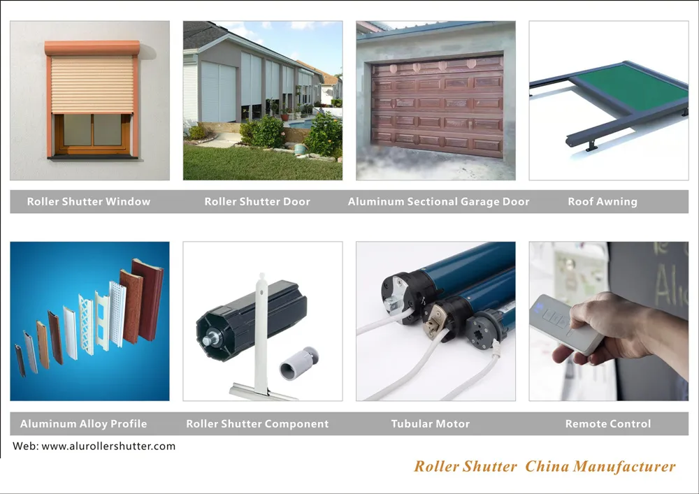 Exterior Aluminium Louver Slats Roller Shutter Window Profiles