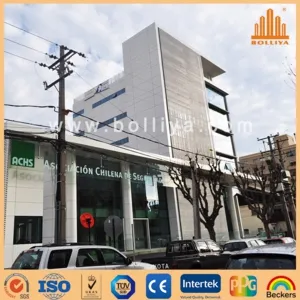 Exterior Metal Wall Panels PVDF Aluminum Composite