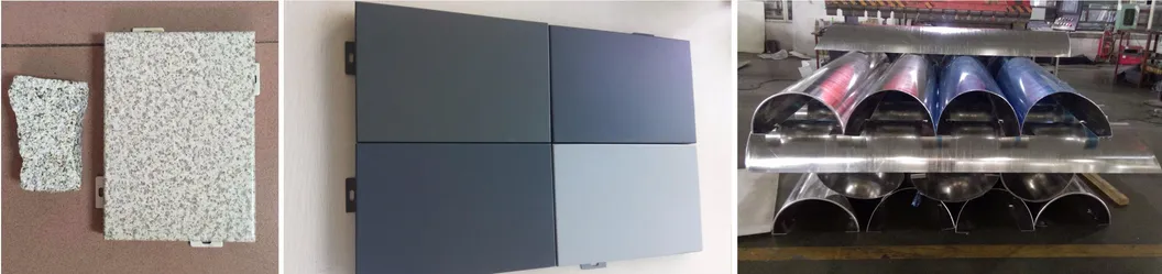 Fabricated Aluminium Curve Panel for Column Cladding (GL-026)