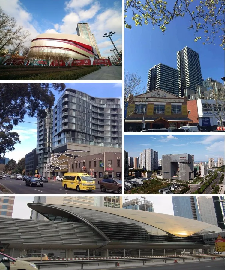 Fabricated Aluminium Curve Panel for Column Cladding (GL-026)