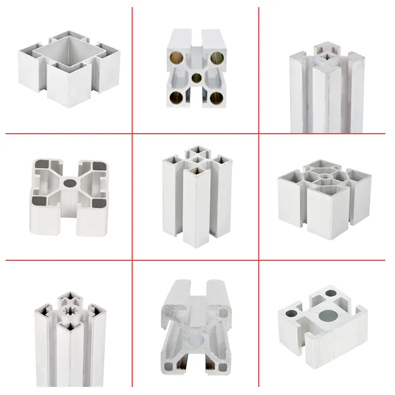 Factory Specialized Customize Extruded Aluminium Profile Kemet Powder Coating Aluminium Profile