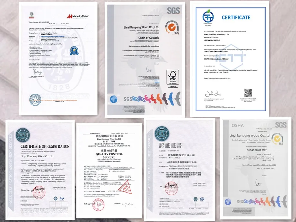 Finger Joint Film Faced Plywood Used for Construction