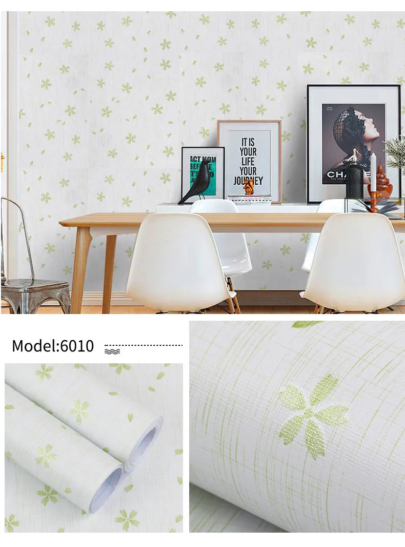 Flower Home Decoration 3D Wallpaper for Rome Wall