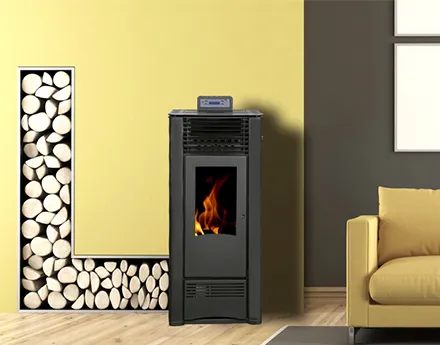 Freestanding Wood Burning Stove Pellet Fireplace Country Warming Hearth Wood Pellet Stove for Small Room Space with Cheap Price