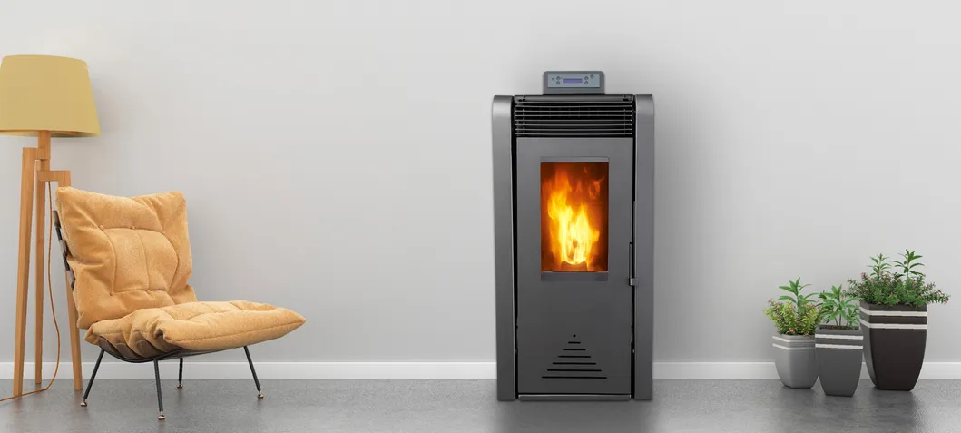 Freestanding Wood Burning Stove Pellet Fireplace Country Warming Hearth Wood Pellet Stove for Small Room Space with Cheap Price