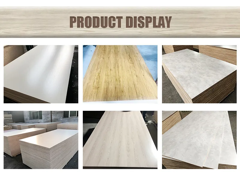 Furniture Grade Melamine Plywood 1220*2440mm