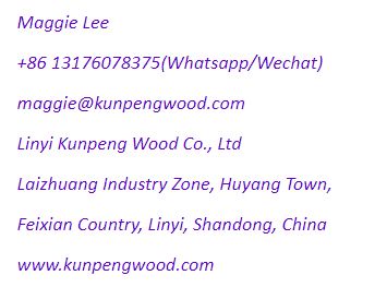 Furniture Parts Poplar LVL Wooden Bed Slats