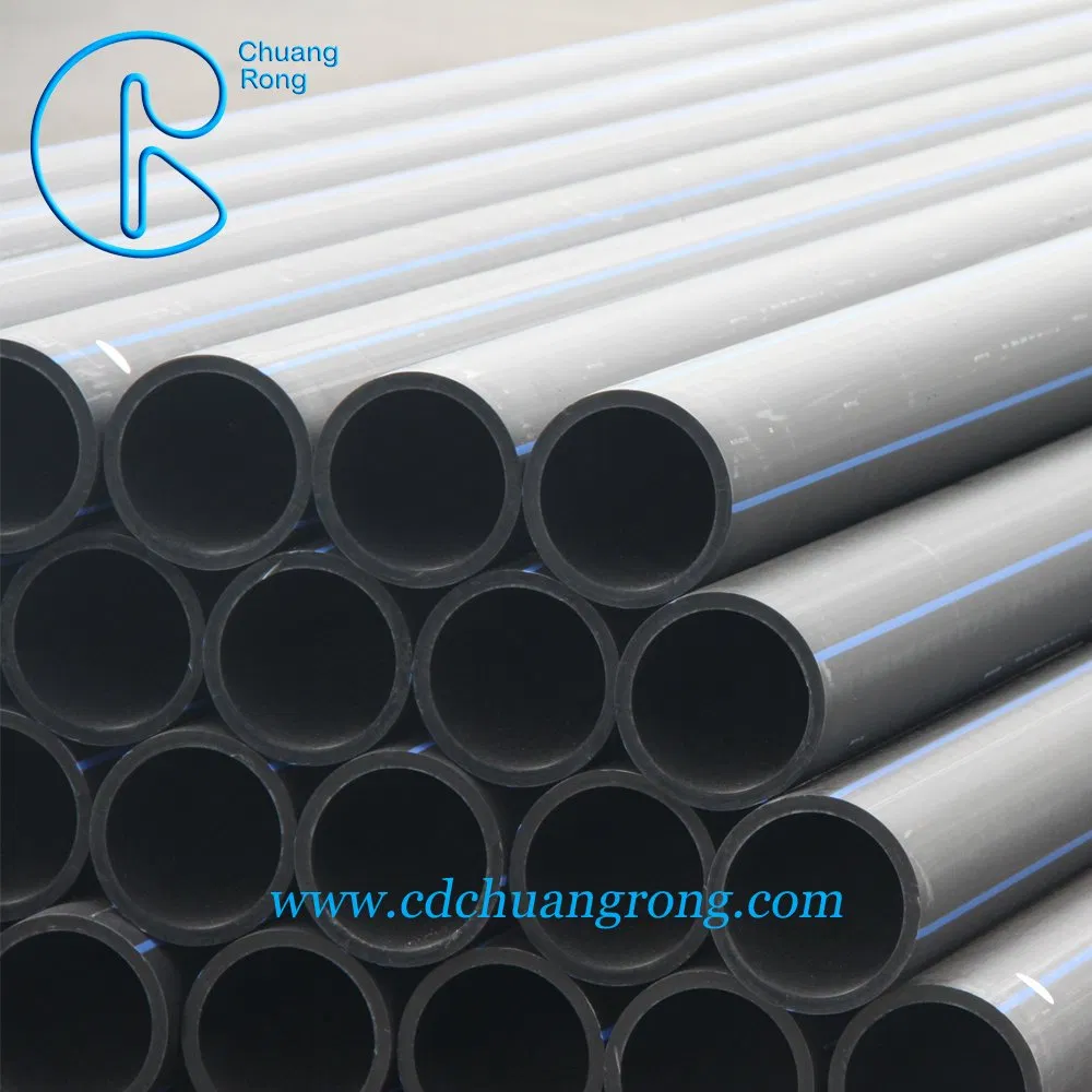 HDPE Pipe with Blue Stripe for Water/ Gas/Coal Mining Supply