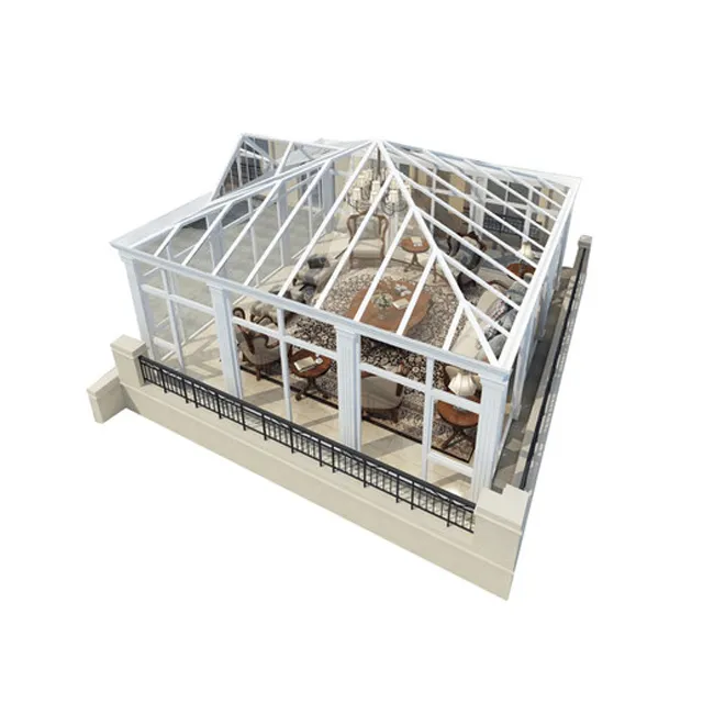 Heat Insulation Sound Proof Aluminum Sunroom Aluminium Glass House Prices