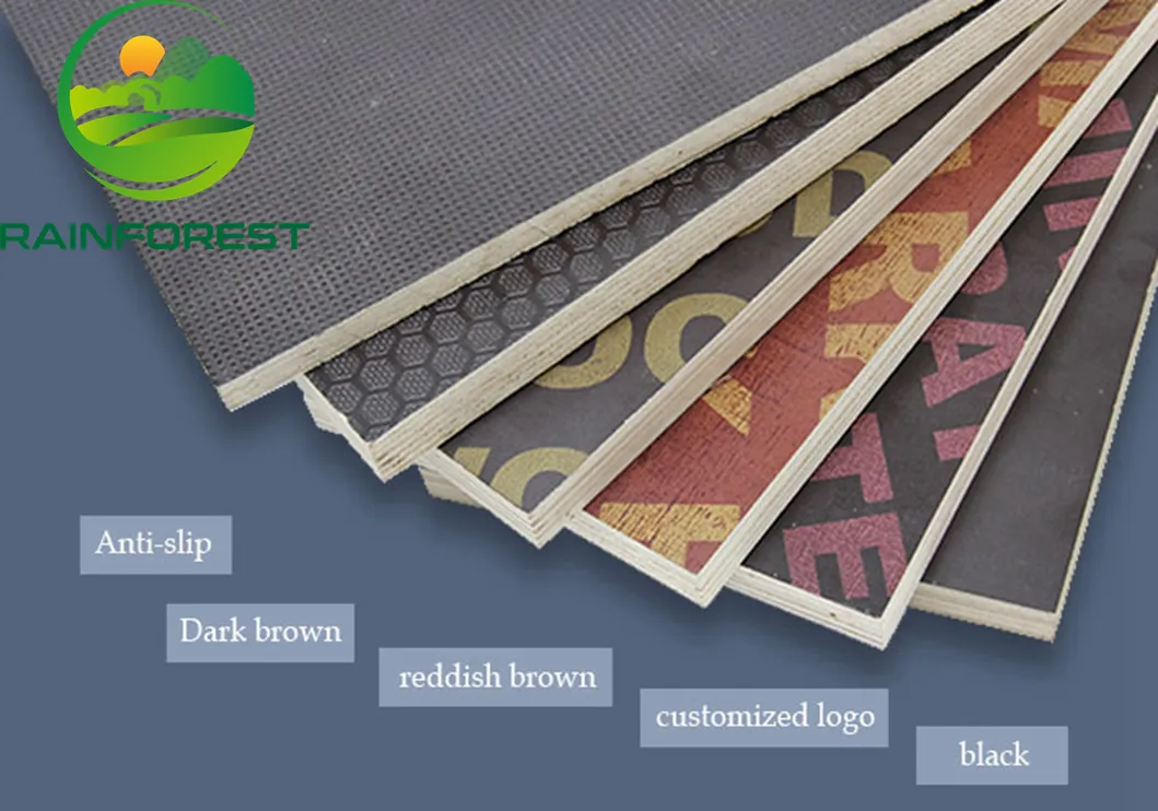 High Quality 18mm Brown Film Faced Plywood Shuttering Plywood in Construction