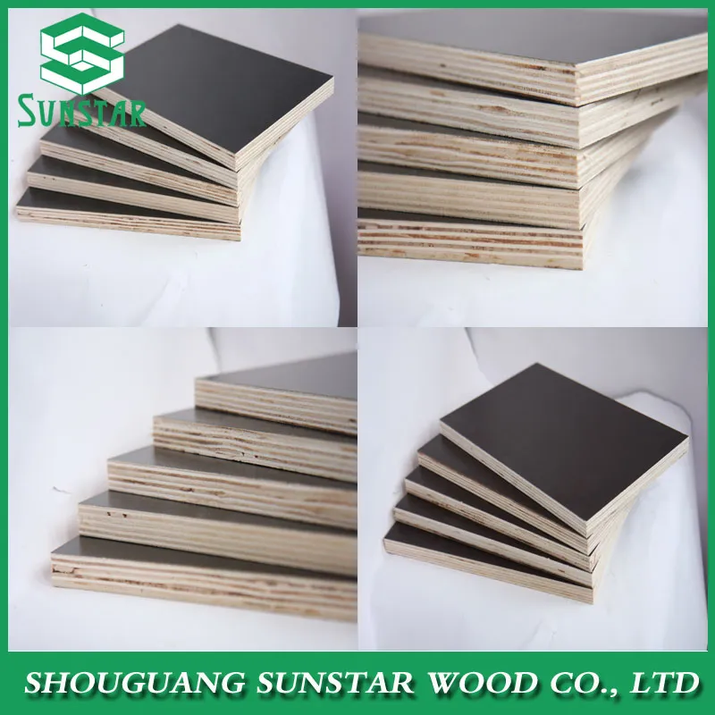 High Quality 21mm Brown Black Film Faced Plywood for Construction Formwork