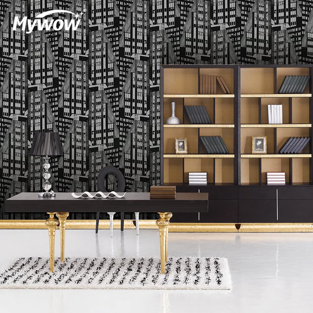High Quality Popular Modern Design Nonwoven Wallpaper for Bedroom Decoration