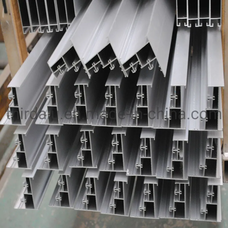 High Quality Wooden Color German Brand Hardware Aluminum Casement Window & Door Double Glazed Windows