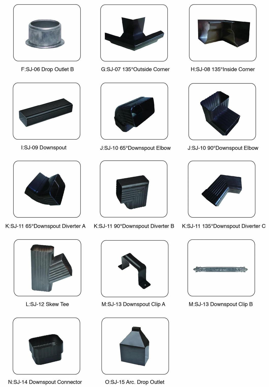 Hot Sale Aluminum Gutters and Downspouts Easy Install K-Style Gutter System Aluminum Products Roof Rainwater Gutter