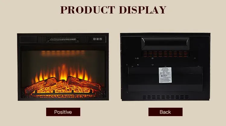 Hot Sale LED Simulation 3 Side Electric Fireplace with Heater/Without Heater
