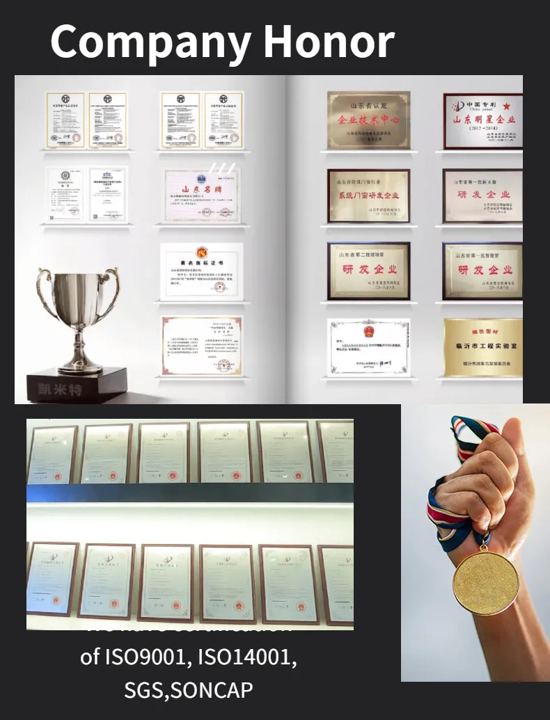 Kemet Aluminium Window with Aluminum Section