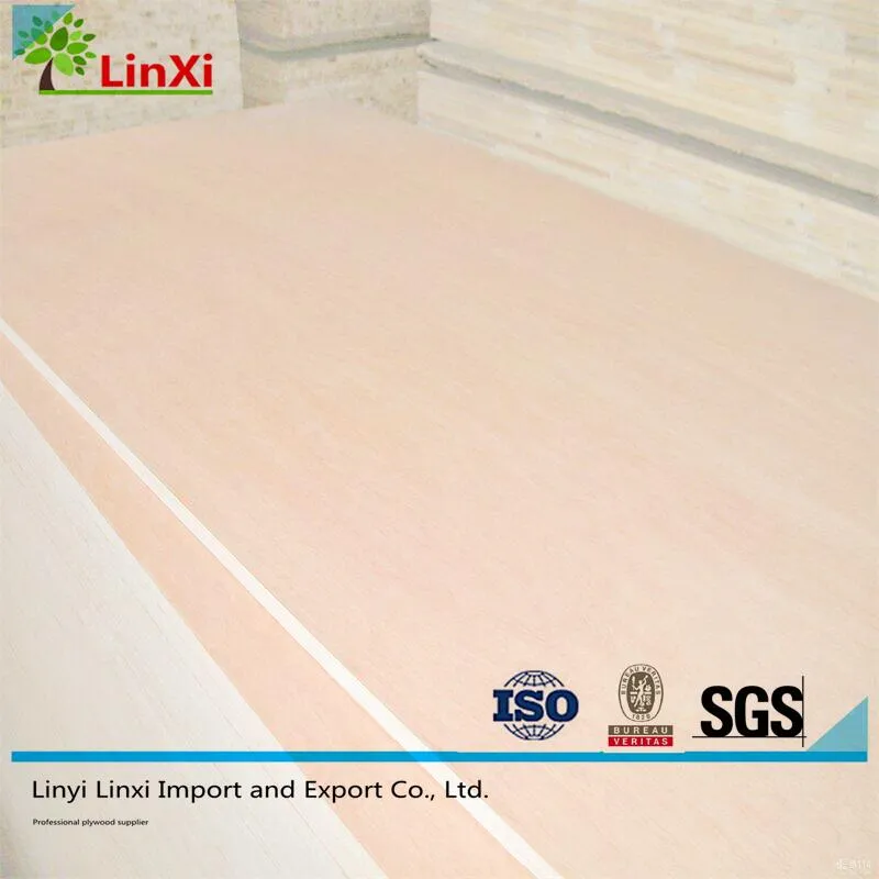 Linyi Factory BB/CC Grade 1220 *2440mm Okoume/Bintangor/Pencil Cedar/Pine/Birch Plywood for Sale