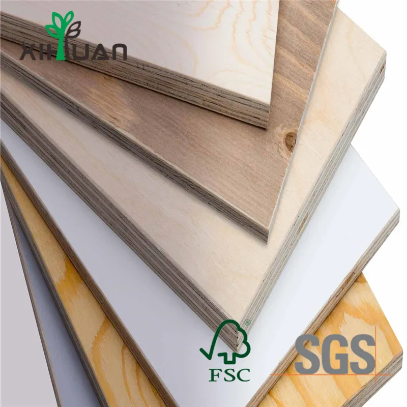 Linyi Factory Best Price Poplar/Pine Core Bintangor/Okoume/ Pencil Cedar Commercial Plywood 1220 *2440*18mm