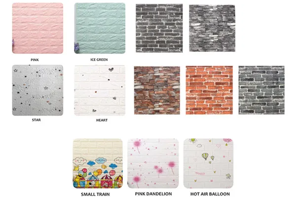 Living Room Self-Adhesive Waterproof Bedroom Wall Sticker Solid Color Wallpaper for Cement Wall Renovation