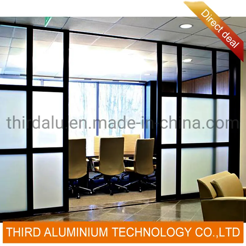 Low Cost Quality Assured Aluminum Glass Office Partition Wall Partitions Office Partition Glass Wall Extrusion Profiles