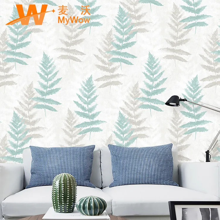 Luxury PVC Wall Papers for Living Room Floral Papel Pintado 3D