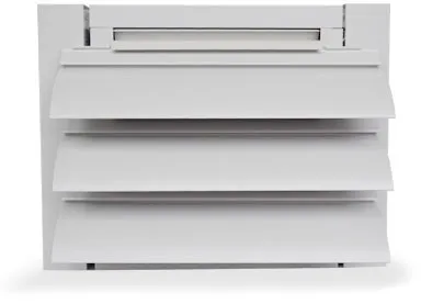 Outdoor Decorative Aluminumr Vertical Louve Installation Aluminum Weather Louver for Building