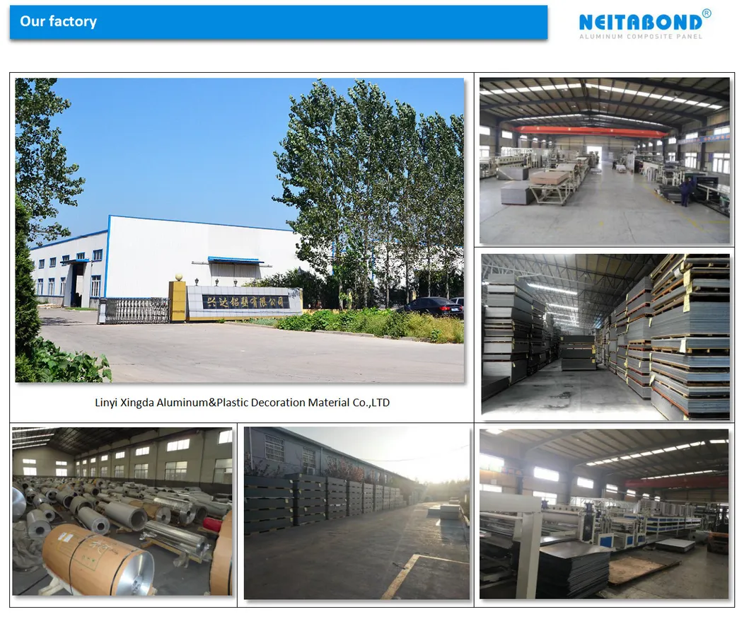 Outdoor Usage and Antibacterial Function 4mm ACP Acm Wall Cladding for Brazil