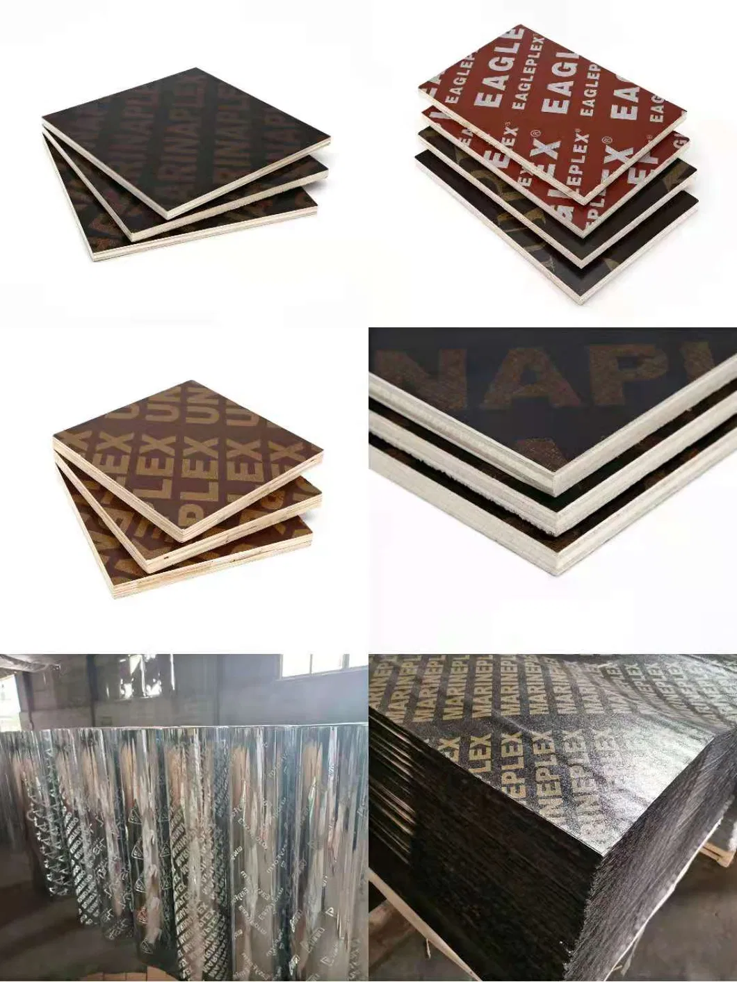 Poplar Core Film Faced Plywood for Construction at Cheaper Prices