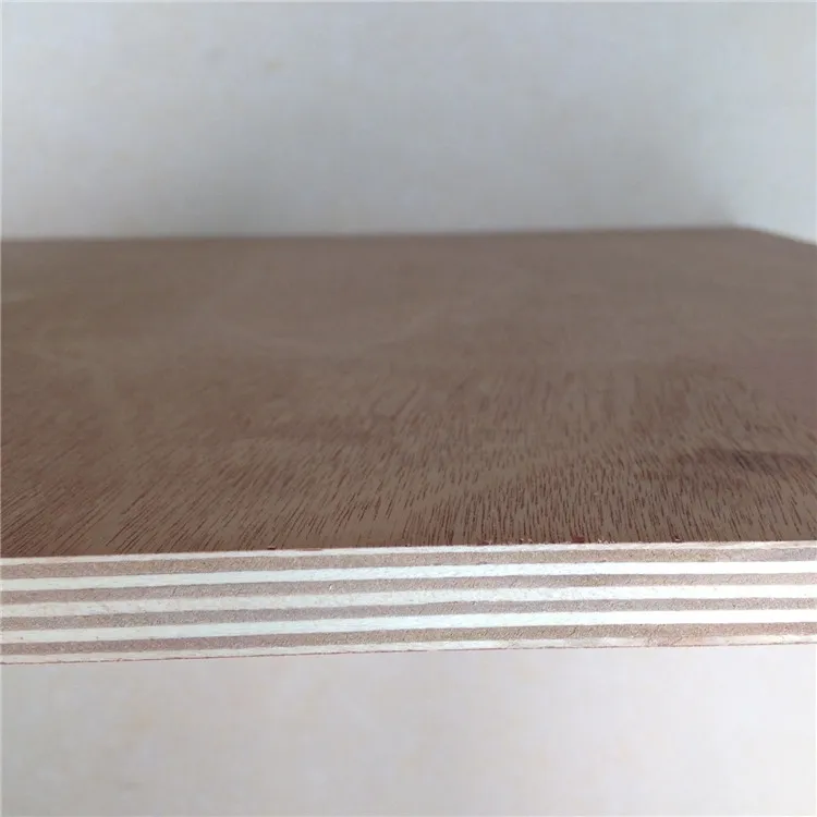 Poplar Core Okoume Faced Commercial Furniture Plywood
