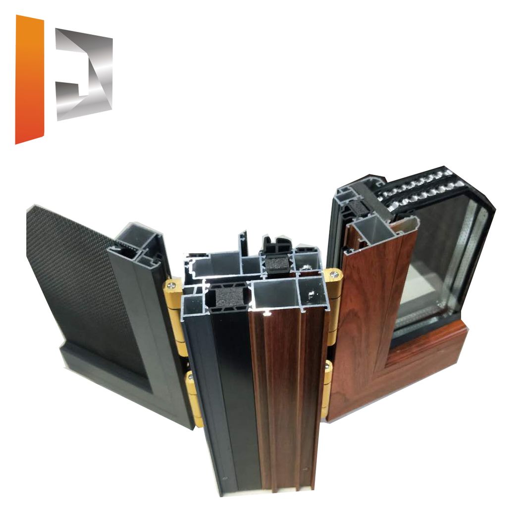 Powder Coating Aluminium Window and Door Extrusion Profiles Aluminum Corner Profile