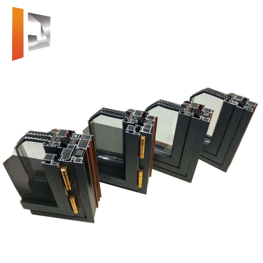 Powder Coating Aluminium Window and Door Extrusion Profiles Aluminum Corner Profile