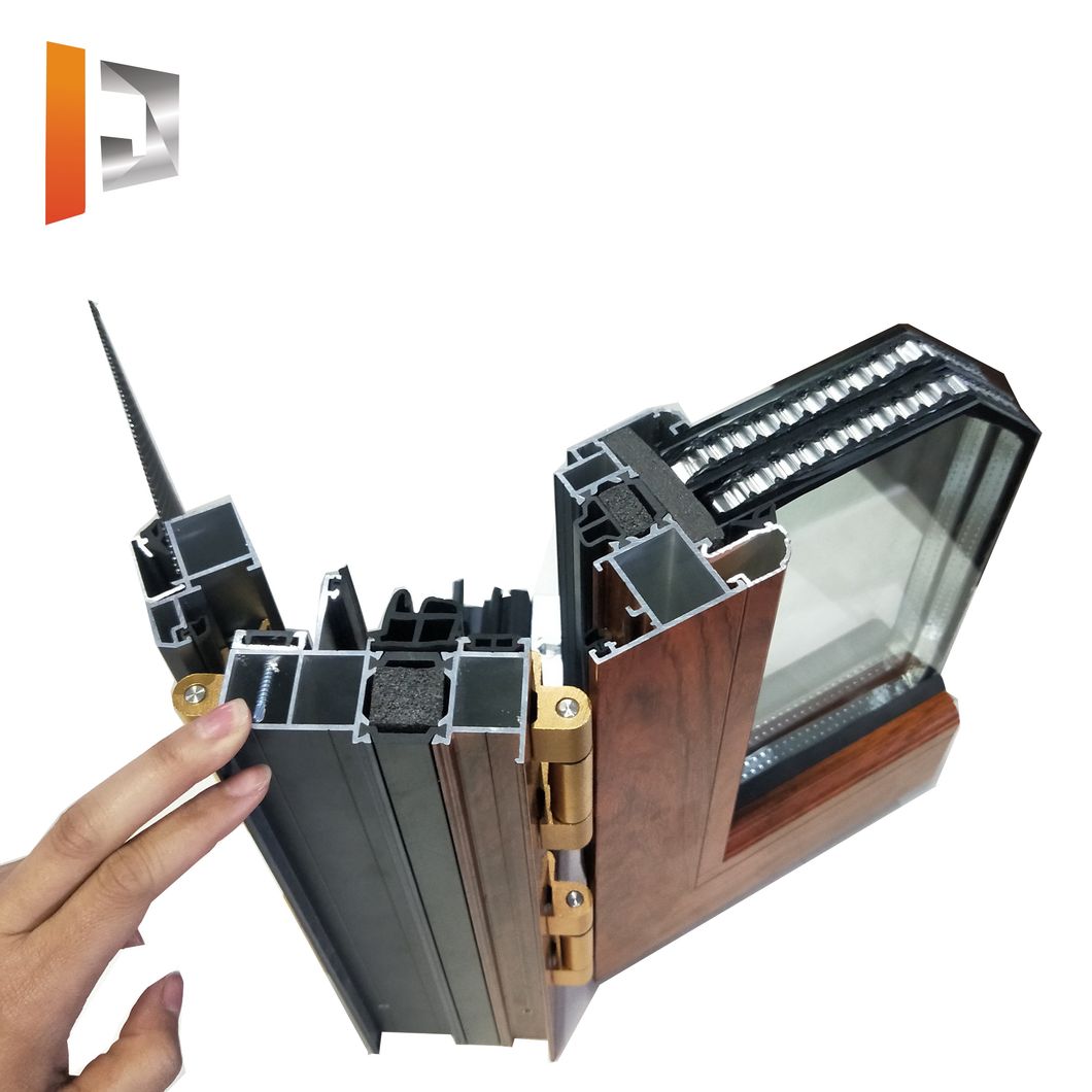 Powder Coating Aluminium Window and Door Extrusion Profiles Aluminum Corner Profile