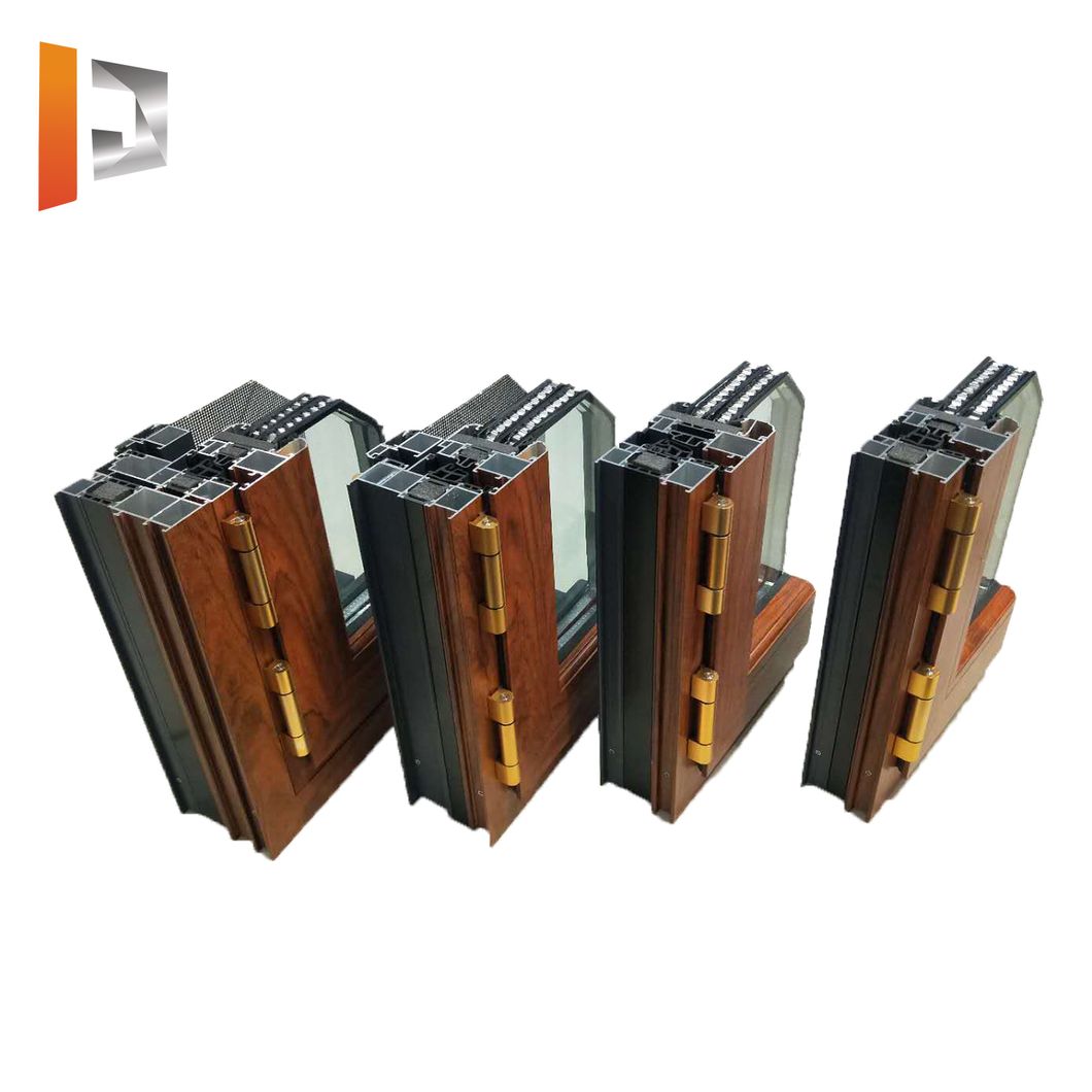 Powder Coating Aluminium Window and Door Extrusion Profiles Aluminum Corner Profile