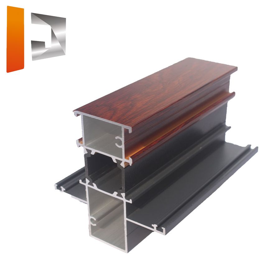 Powder Coating Aluminium Window and Door Extrusion Profiles Aluminum Corner Profile