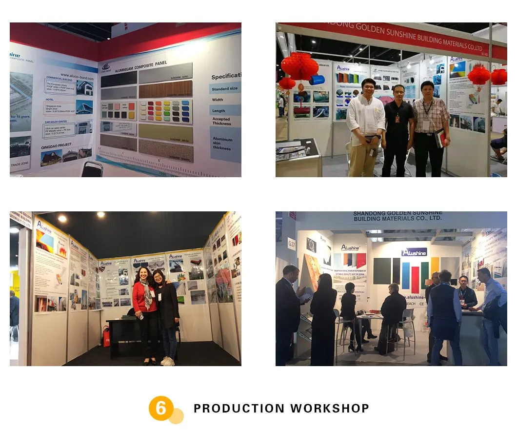 PVDF Aluminum Composite Panel ACP Sheet for Outdoor Wall Cladding (1220*2440*4mm)