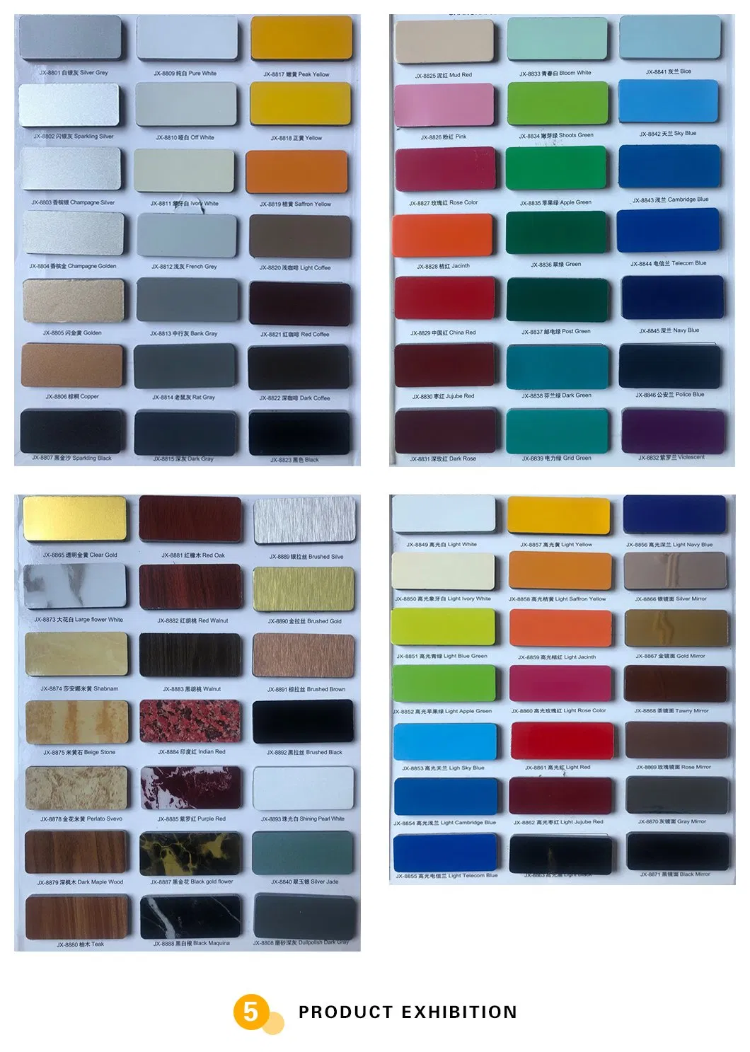 PVDF Aluminum Composite Panel ACP Sheet for Outdoor Wall Cladding (1220*2440*4mm)