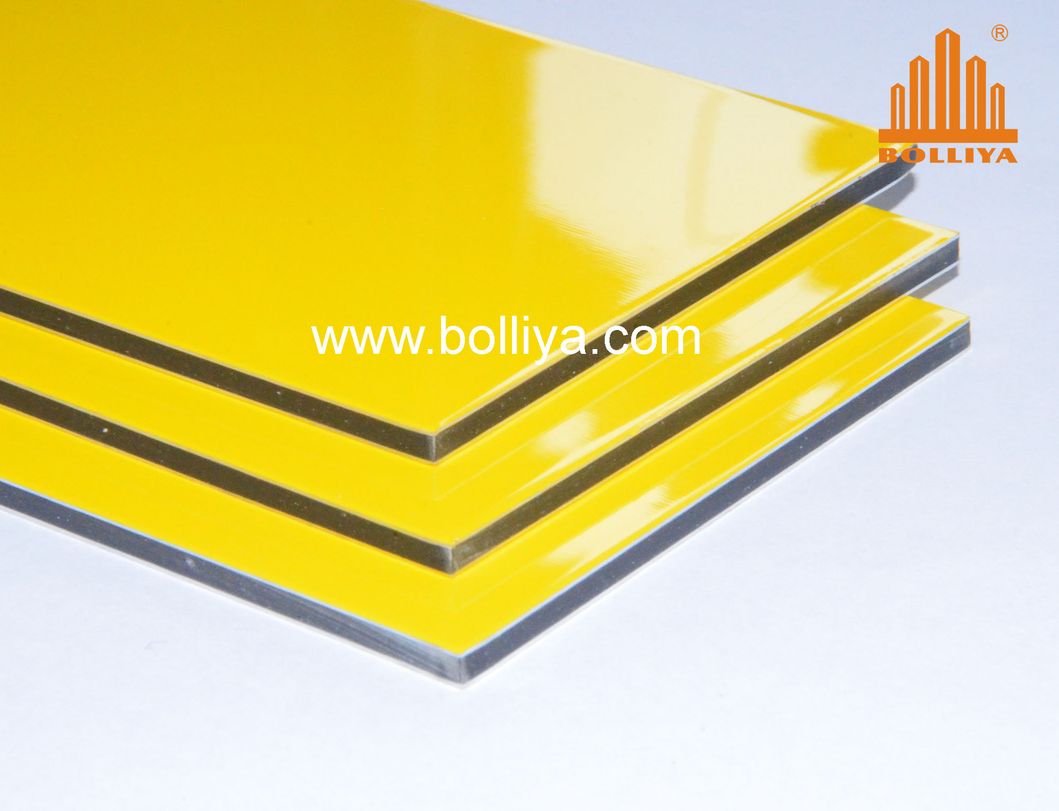 PVDF PE Fireproof 4mm 3mm Signage Aluminum Composite Boards