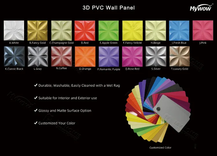 Quick Delivery! Wholesales 3D PVC Paintable Wall Panel