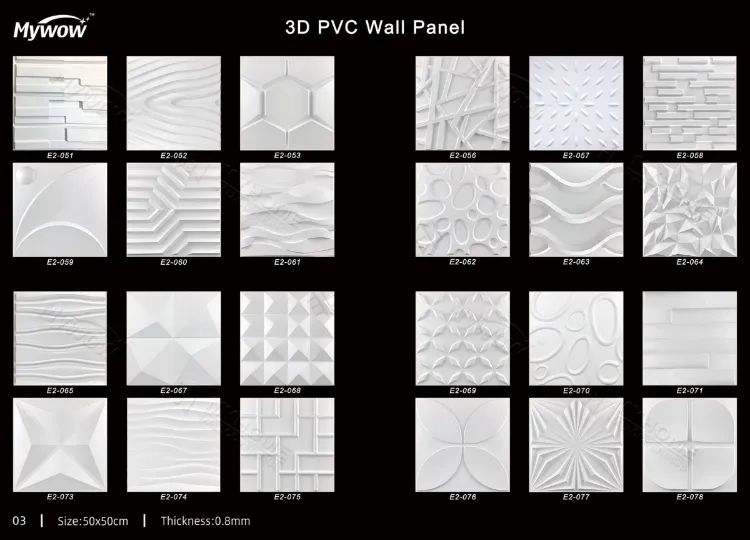 Quick Delivery! Wholesales 3D PVC Paintable Wall Panel