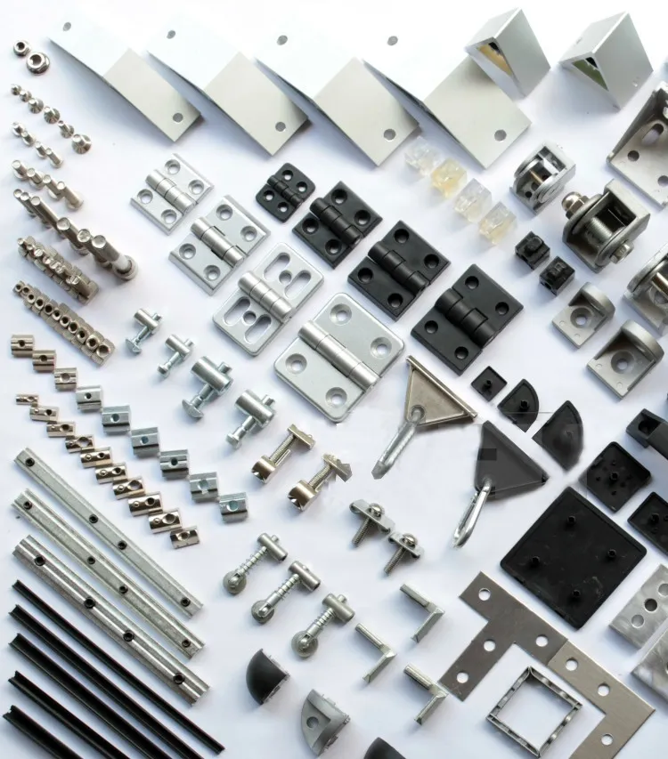 Silver Anodized Alloy V-Slotted Extrusion Round Extruded Fit for Wine Storage Rack Custom V-Slot Aluminum Profile